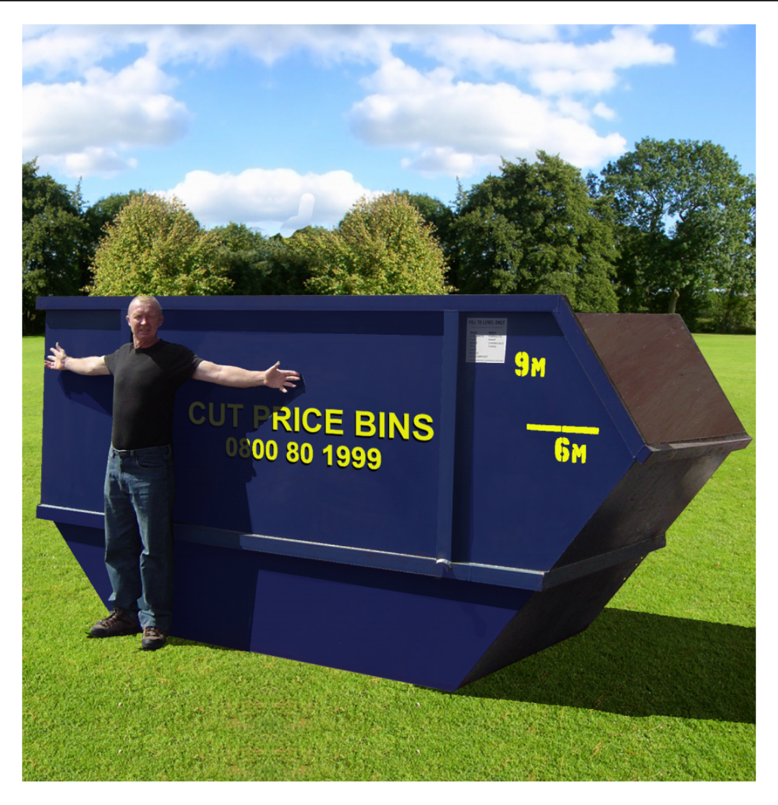 9m³ rubbish bin